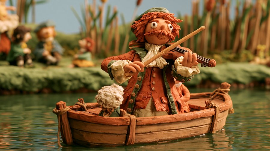 The fiddler of Castle Caldwell